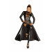 Платье-плащ с мокрым эффектом Noir Handmade F128C Powerwetlook gown coat, M