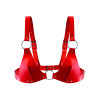 Ліф з натуральної шкіри Feral Feelings - Bikini Top Red