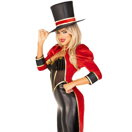 Костюм циркачки Leg Avenue Circus Ringmaster Diva Catsuit M