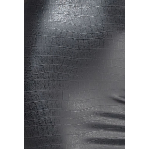 Трусики-стринги Noir Handmade P012 Wild, XXL, под латекс, крокодиловый принт, застежки по бокам