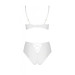 Еротичний комплект з малюнком Passion LOVELIA BIKINI white L/XL