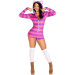 Комбинезон-костюм кошечки Leg Avenue Comfy Cheshire L, с капюшоном