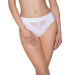 Трусики з широкою резинкою і мереживом Passion PS001 PANTIES L, white
