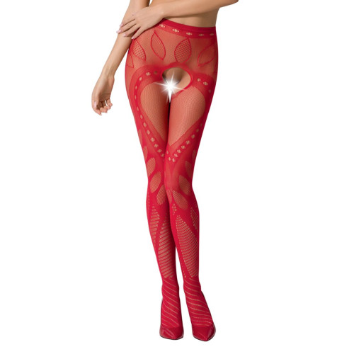 Эротические колготки Passion S007 Красные S/M/L
