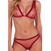 Комплект Passion BELISSANA SET burgundy L