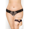Трусики Softline G-String 2435 Plus Size Леопардові XL
