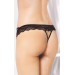 Жіночі стрінги SoftLine G-String 2445 Чорні M/L