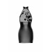 Сукня Noir Handmade F311 Eros mini halter dress of flocked mesh and wetlook - 3XL