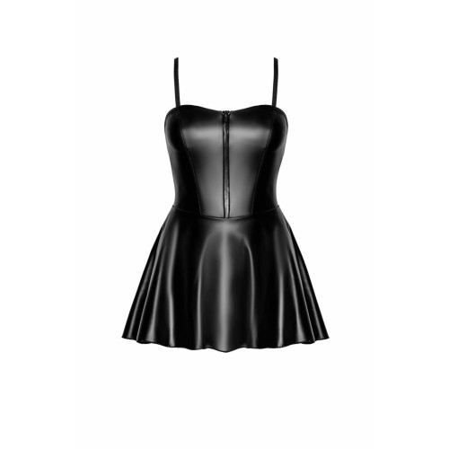 Сукня Noir Handmade F308 Dreamer wetlook corset mini dress with front zipper - XL