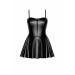 Сукня Noir Handmade F308 Dreamer wetlook corset mini dress with front zipper - XL