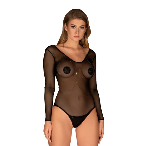 Цепочка для бюста с кулоном-звездой Obsessive Bijou 902