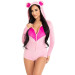 Комбінезон «Солодкий ведмедик» Leg Avenue Sweetheart Bear Velvet Romper M