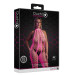 Бодистокинг Ouch! Bodystocking With Halterneck Pink XL/4XL