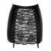 Юбка Noir Handmade F341 Powerwetlook and lace skirt - M