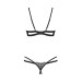 Комплект Obsessive Nutris 2-pcs crotchless set XS/S
