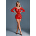 Платье-сетка Caprice Lingerie Model 01 Red One size