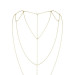 Ланцюжок для спини Bijoux Indiscrets Magnifique Back and Cleavage Chain Золотий