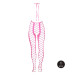 Бодистокинг Ouch! Bodystocking With Halterneck Pink XL/4XL