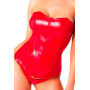 Корсет Noir Handmade F355 Red powerwetlook corset - S