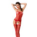 Бодистокинг Passion BS050 Красный S/M/L