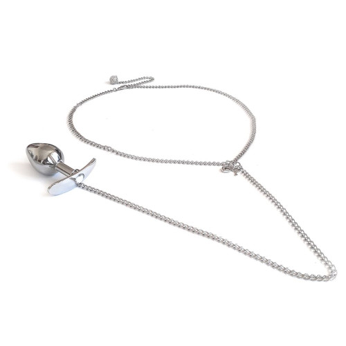 Украшение на тело Art of Sex – Long Wear с металлической анальной пробкой М