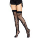 Чулки с рисунком Leg Avenue 420 Net thigh highs Black