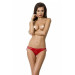 Трусики с завязочками по бокам WARDA THONG Красные XXL/XXXL