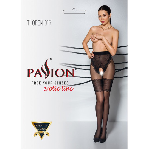 Колготки з відкритим доступом Passion TIOPEN 013 black 5 (20/40 den)
