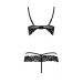Комплект белья Passion SARIA SET OpenBra Черный L/XL