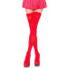 Щільні непрозорі панчохи Leg Avenue Opaque Nylon Thigh Highs Red one size