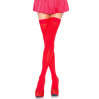 Щільні непрозорі панчохи Leg Avenue Opaque Nylon Thigh Highs Red one size