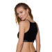 Спортивный топ с прозрачной вставкой Passion PS006 TOP L, black