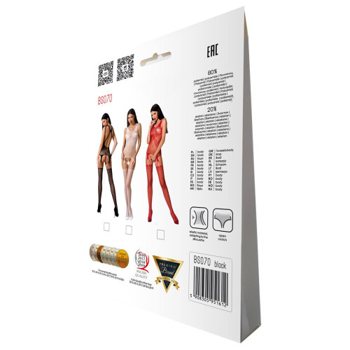 Бодістокінг Passion BS070 Червоний S/M/L