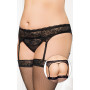 Пояс для панчох Softline Garterbelt 3305 Plus Size Чорний XXL