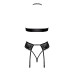 Комплект Noir Handmade Kissable Bondage Kiss Set Black L/XL