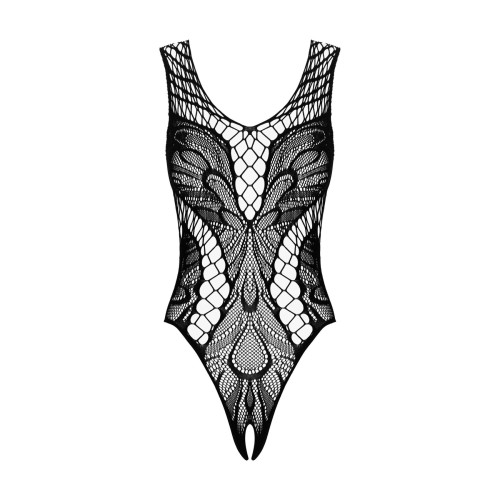 Бодистокинг с вырезами Obsessive B138 teddy черный S/M/L