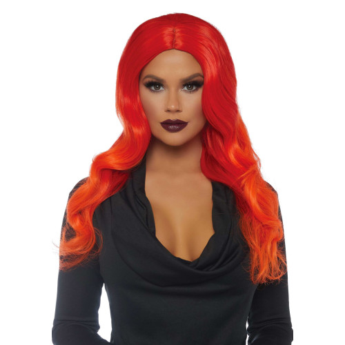 Рыжий парик омбре Leg Avenue Ombre long wavy wig, длинный, локоны, 61 см