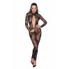 Сетчатый бодистокинг Noir Handmade F237 Long tulle overall, M