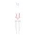 Эротический костюм кролика Obsessive Bunny suit 4 pcs costume pink S/M