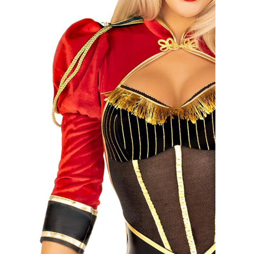 Костюм циркачки Leg Avenue Circus Ringmaster Diva Catsuit S