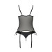 Корсет со шнуровкой Passion NESSY CORSET black XXL/XXXL