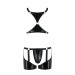 Комплект еротичної чоловічої білизни Passion 047 Set John black L/XL