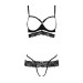 Комплект белья Passion SARIA SET OpenBra Черный L/XL