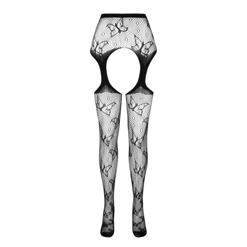 Еротичні колготки-бодістокінг Passion ECO S001 black