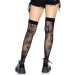 Чулки с рисунком Leg Avenue 420 Net thigh highs Black