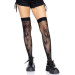 Чулки с рисунком Leg Avenue 420 Net thigh highs Black