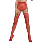 Эротические колготки-бодистокинг Passion ECO S004 red
