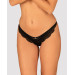 Напівпрозорі трусики з підвіскою Obsessive Ivannes panties чорні L/XL