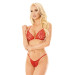 Комплект білизни SoftLine Alexis S/M Red