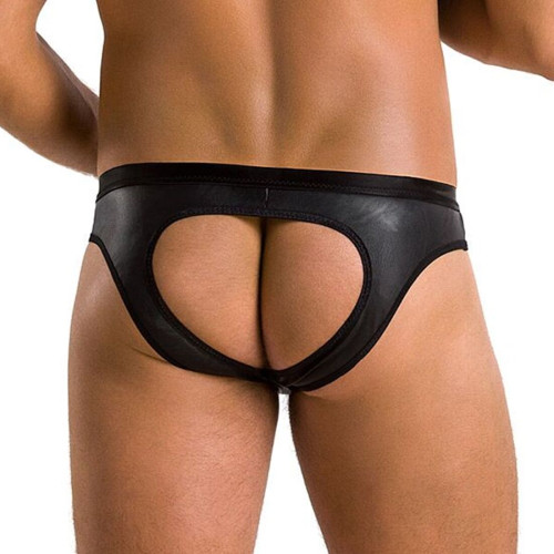 Чоловічі сліпи з вирізами Passion 041 Slip Joe Black XXL/XXXL